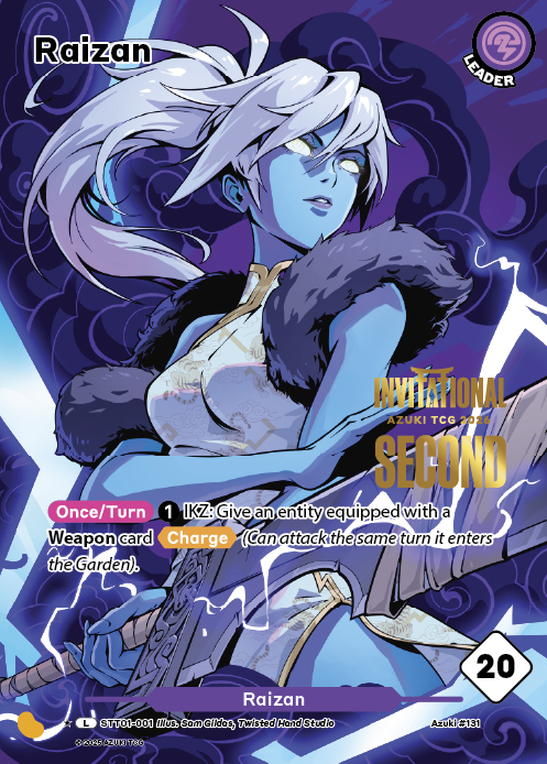 2nd Place Winner Card