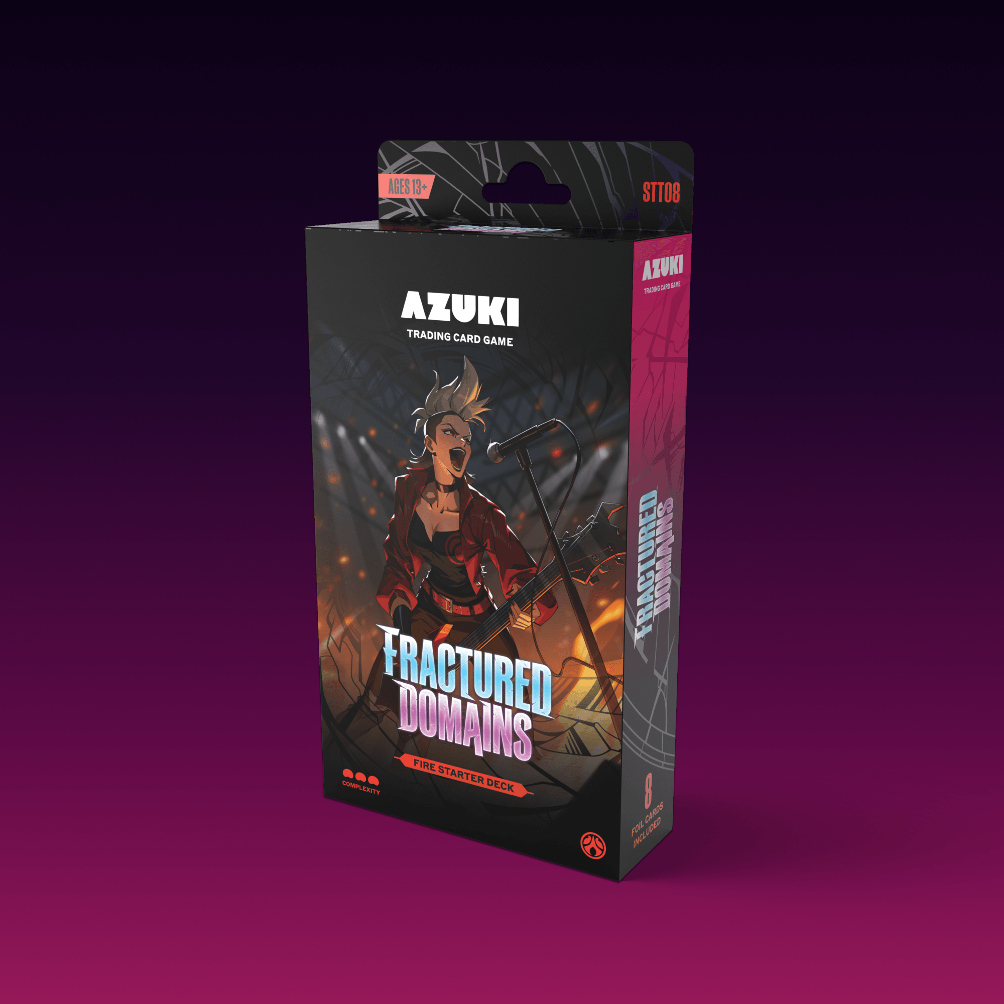Fractured Domains (AZK-02) - Starter Deck - Fire product packaging
